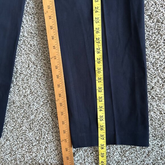 Loro Piana Mens Navy Dress Pants Size 46 Made In Italy Wool Blend Classic Fit - Picture 8 of 12